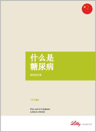 Copertina della guida multilingua sul diabete: Cos'è il diabete in cinese